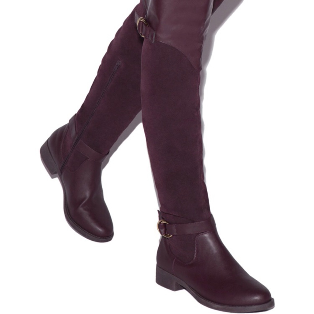 🌟HOST PICK🌟 Knee high maroon boots